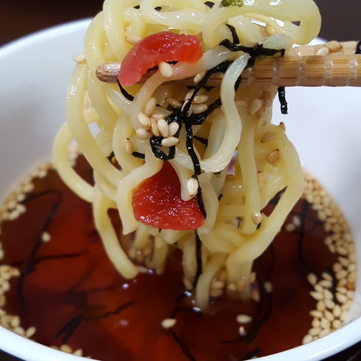 ☆カリカリ梅の和風つけ麺☆